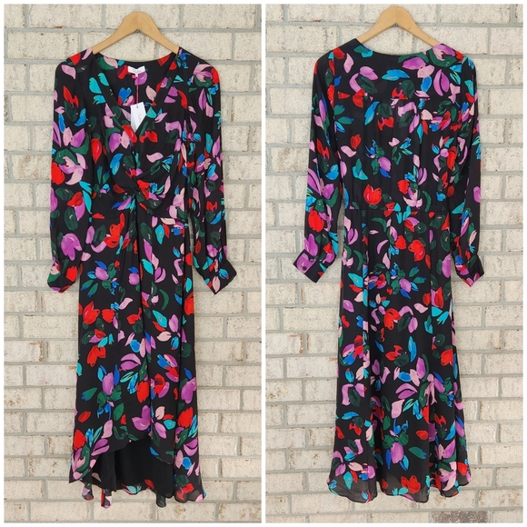 NWT Parker Cora Floral Print Maxi Dress - Picture 2 of 6